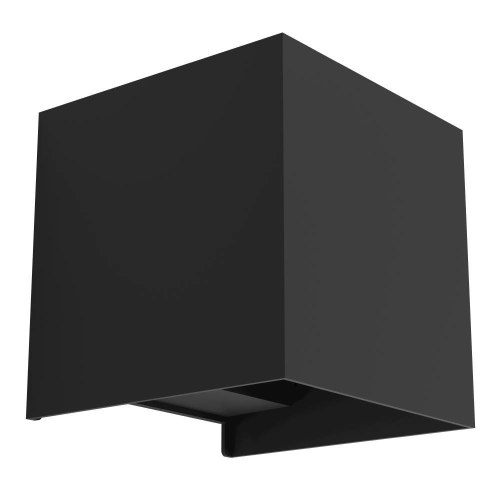 Valmontone 10cm Negro lámpara de pared De Eglo - El diseño minimalista de la lámpara la convierte en la elección perfecta para iluminar salas de estar, pasillos o dormitorios.