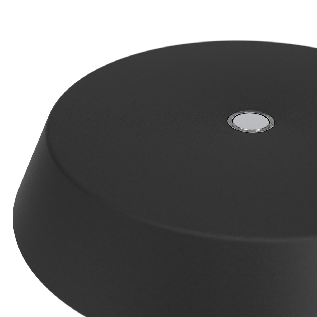 Turcio 20cm Negro portátil De Eglo - Un regulador táctil en la parte superior de la pantalla permite ajustar el brillo y la temperatura del color.