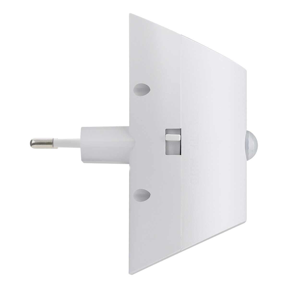 Merta Blanco lámpara de pared De Eglo - Con una altura de montaje de 1,2 metros, el sensor puede detectar movimiento en un radio de hasta 5 metros y un ángulo de detección de 120°.