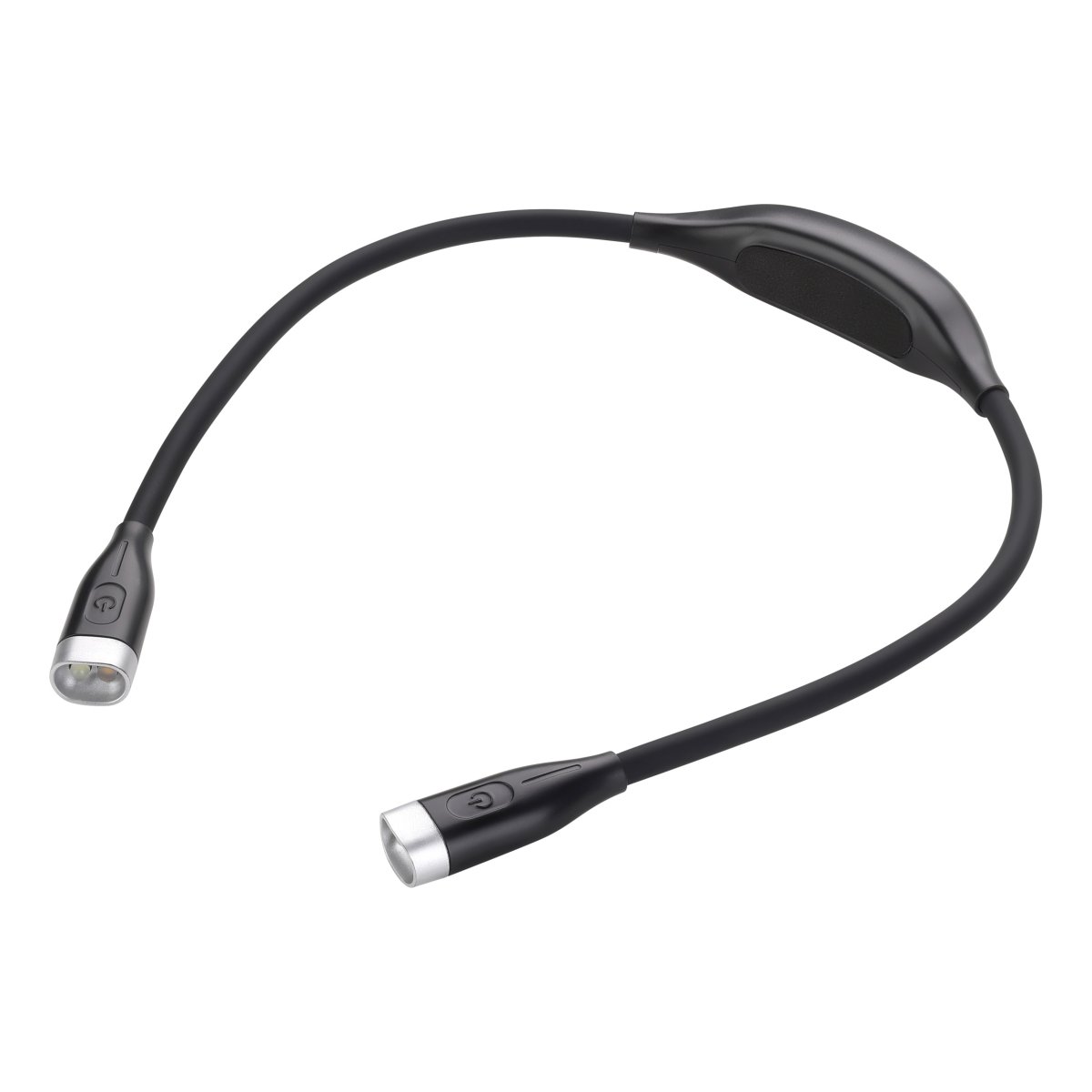 Yamenzi Negro portátil De Eglo - La lámpara cuenta con dos brazos ajustables individualmente, lo que permite dirigir la luz con precisión.