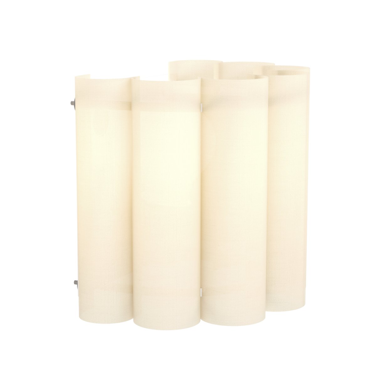 Collegrilli 17cm Beige lámpara de pared De Eglo - Collegrilli es una lámpara de pared decorativa con una pantalla de tela beige que imita la textura natural del lino.