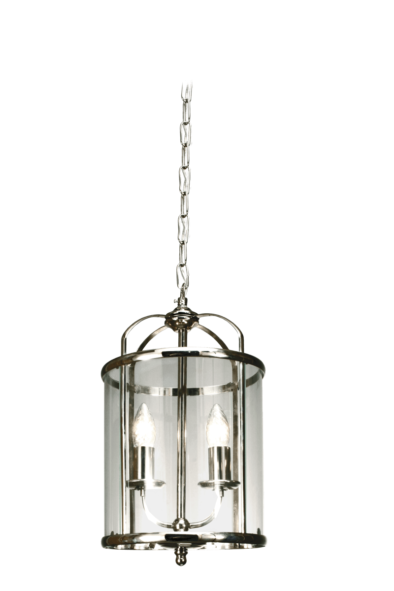 Budgie Ø23 Cromo Lámpas de techo De Aneta Lighting - Florón de techo en color metálico a juego con suspensión mediante gancho y abrazadera de conexión.