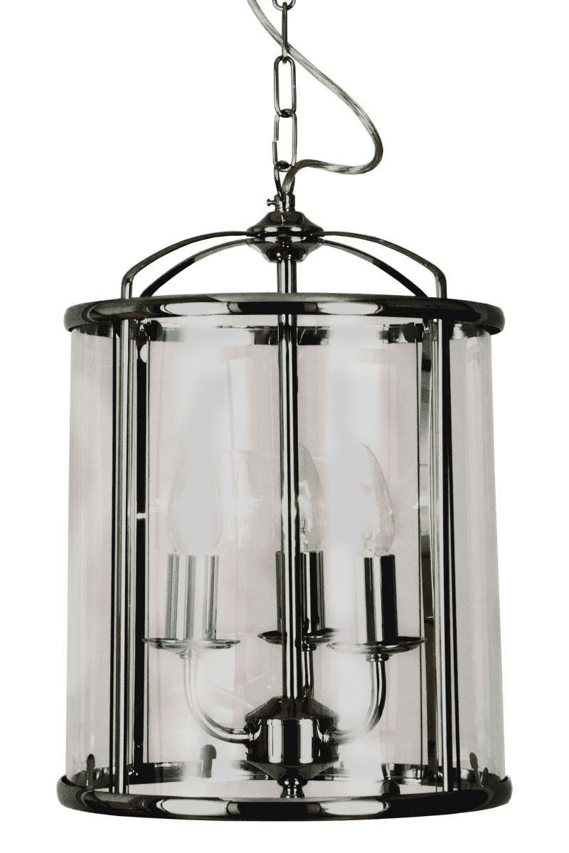 Budgie Ø28 Cromo Lámpas de techo De Aneta Lighting - Flor&oacute;n de techo en color met&aacute;lico a juego con suspensi&oacute;n mediante gancho y abrazadera de conexi&oacute;n.