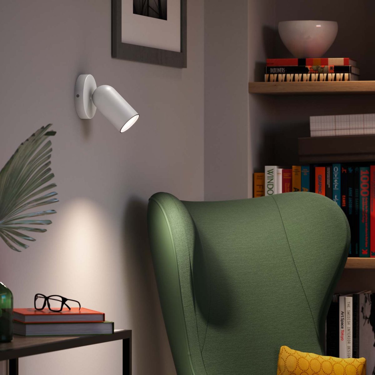 Pongee Blanco foco de techo De Philips - Pertenece a la serie myLiving Contemporary, conocida por sus suaves contornos y su luz de alta calidad, en perfecta sintonía con las últimas tendencias en diseño de interiores.