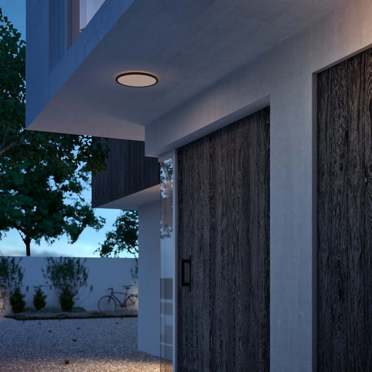 Superslim Negro De Philips - La luz de techo LED Philips SuperSlim SceneSwitch te ofrece tres niveles de brillo que son perfectos para cada ocasi&oacute;n.