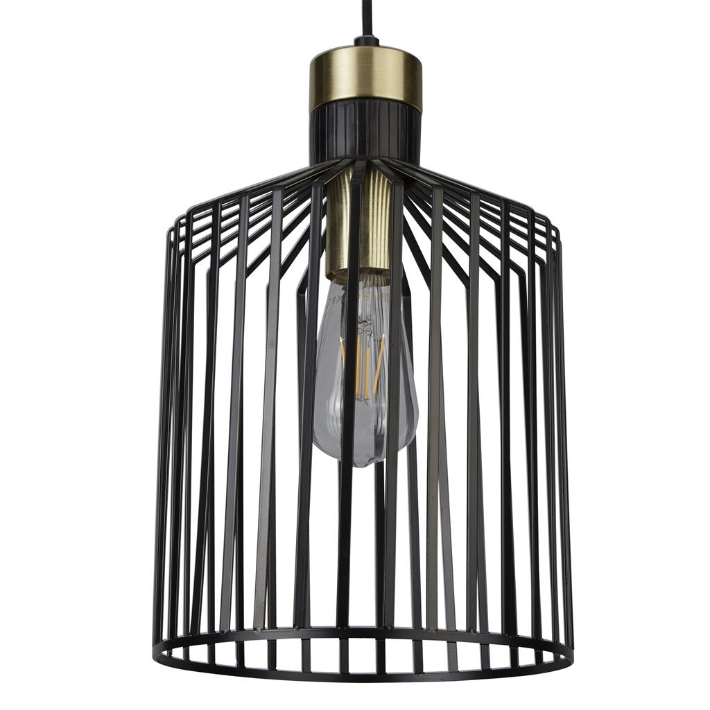Bird Cage Ø22 Negro Lámpas de techo De Searchlight - Bird Cage es la lámpara ideal para quienes buscan combinar estilo y elegancia.