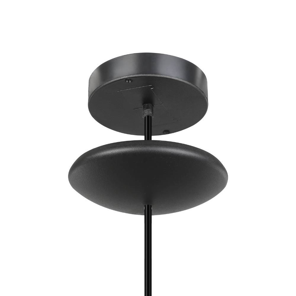 Mogano Ø40 Negro Lámpas de techo De Eglo - El dise&ntilde;o minimalista hace que la l&aacute;mpara se adapte f&aacute;cilmente a diferentes estilos de interior y es una excelente opci&oacute;n para quienes buscan una soluci&oacute;n de iluminaci&oacute;n sutil pero elegante.