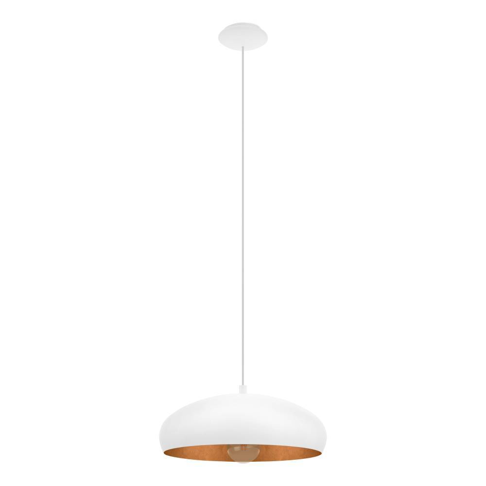Mogano Ø40 Blanco Lámpas de techo De Eglo - El diseño minimalista hace que la lámpara se adapte fácilmente a diferentes estilos de interior y es una excelente opción para quienes buscan una solución de iluminación sutil pero elegante.