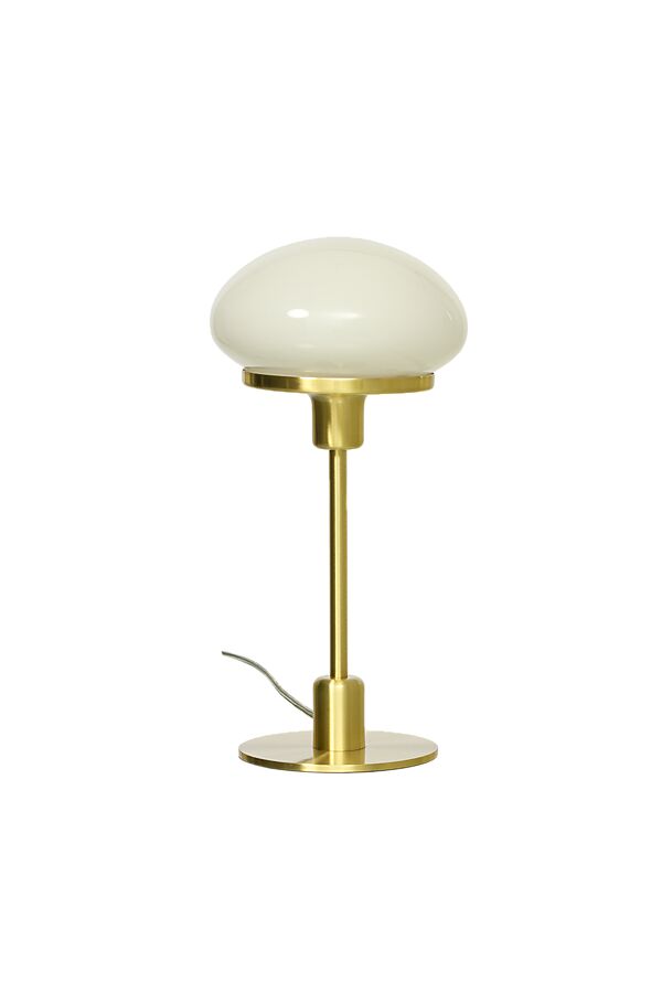 New August 36cm Latón mate lámpara de mesa De Aneta Lighting - Nueva y elegante l&aacute;mpara de mesa de August en un modelo cl&aacute;sico con un dise&ntilde;o m&aacute;s moderno.