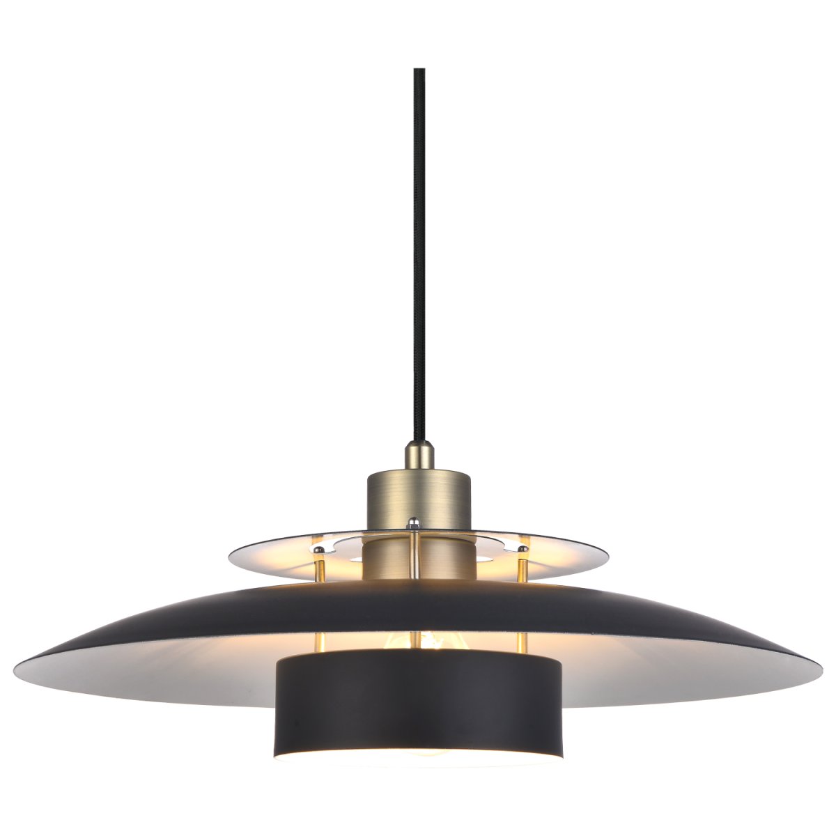 Sørup Ø40 Antigüedad Lámpas de techo De Halo Design - La forma &uacute;nica de la pantalla crea una luz agradable y suave que es perfecta para usar sobre la mesa del comedor, en la sala de estar o en la cocina.