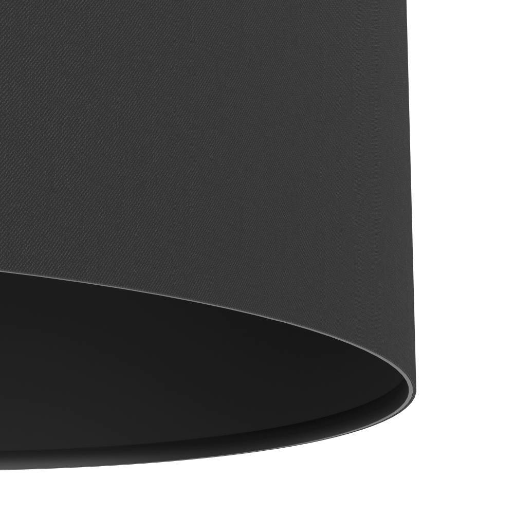 Maserlo 78cm Negro Lámpas de techo De Eglo - La suspensión con cables finos le da a la lámpara una sensación flotante y una silueta elegante en la habitación.