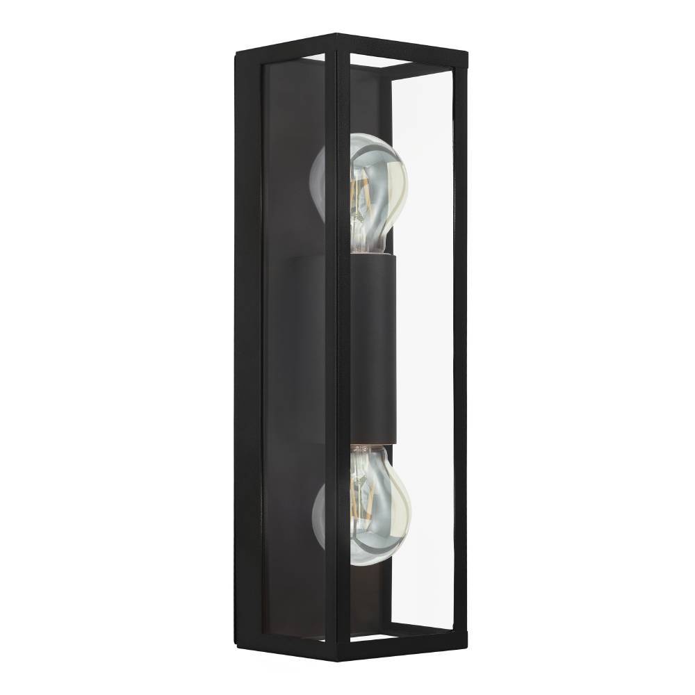 Amezola 38cm Negro lámpara de baño De Eglo - Esta lámpara es adecuada para cualquier persona que desee un detalle interior moderno y atemporal que mejore el aspecto general de su hogar.