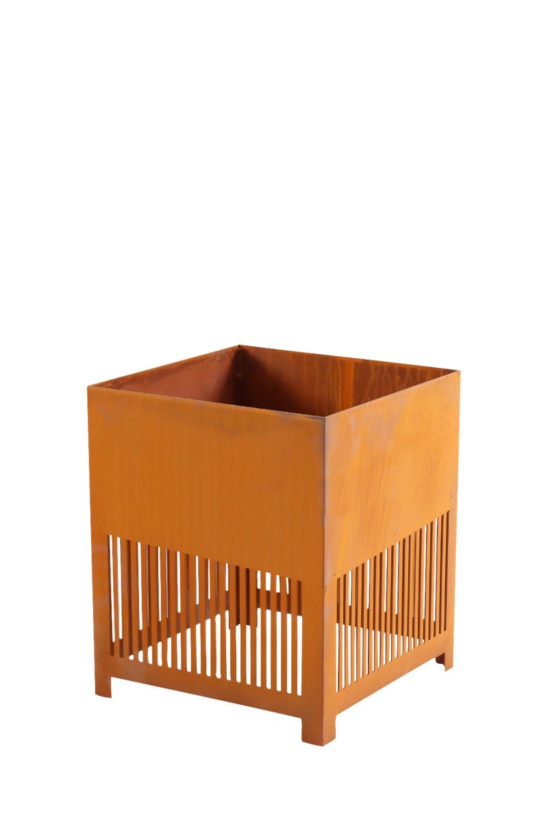 Falsterbo Corten crudo De Globen Lighting - Con su diseño minimalista, esta lámpara de pie es un hermoso punto de atracción en su entorno exterior, en la terraza, el balcón, en el invernadero, frente al garaje o establo, en la entrada, en el puente: cada habitación del jardín merece estar iluminada por una iluminación atmosférica.