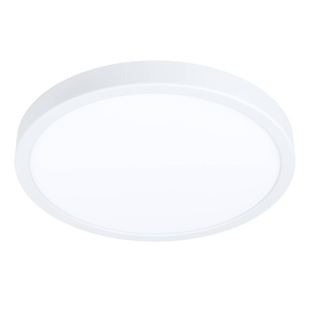Fueva Ø28 Blanco lámpara de baño De Eglo - La forma redonda y el difusor blanco difunden una luz uniforme y agradable, perfecta para iluminar estancias peque&ntilde;as y grandes.