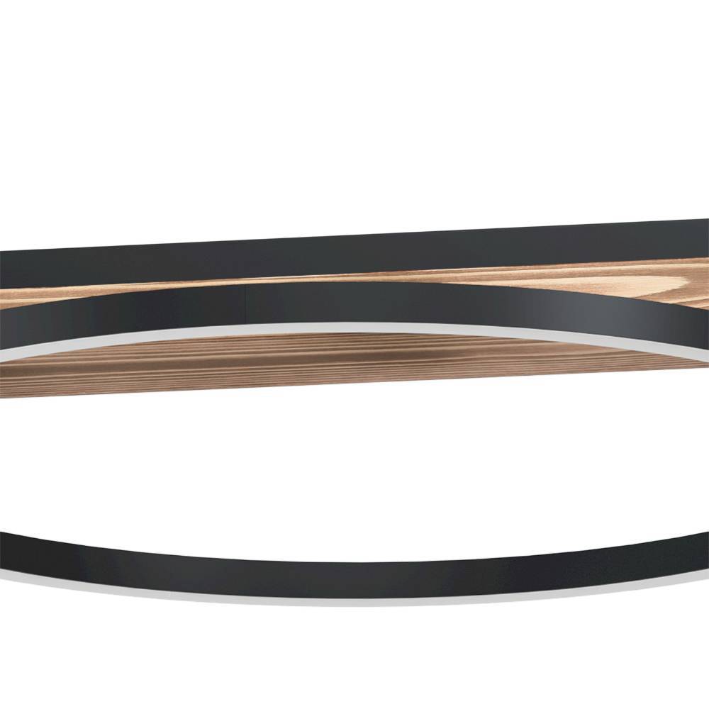 Boyal 100cm Negro Lámpas de techo De Eglo - Esta lámpara colgante es una excelente combinación de diseño innovador e iluminación funcional, lo que la convierte en un complemento elegante para cualquier hogar.