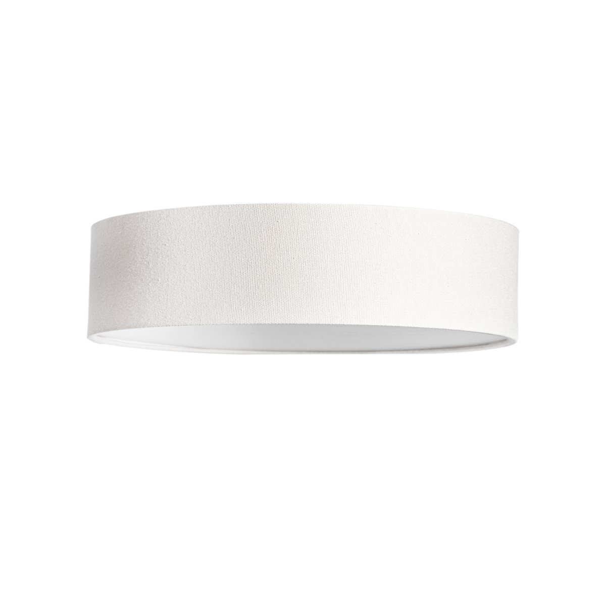 Abbie Ø38 Blanco plafón De Cottex - Abbie es una elegante lámpara de techo con pantalla de tela blanca que aporta un ambiente natural y cálido a la habitación.