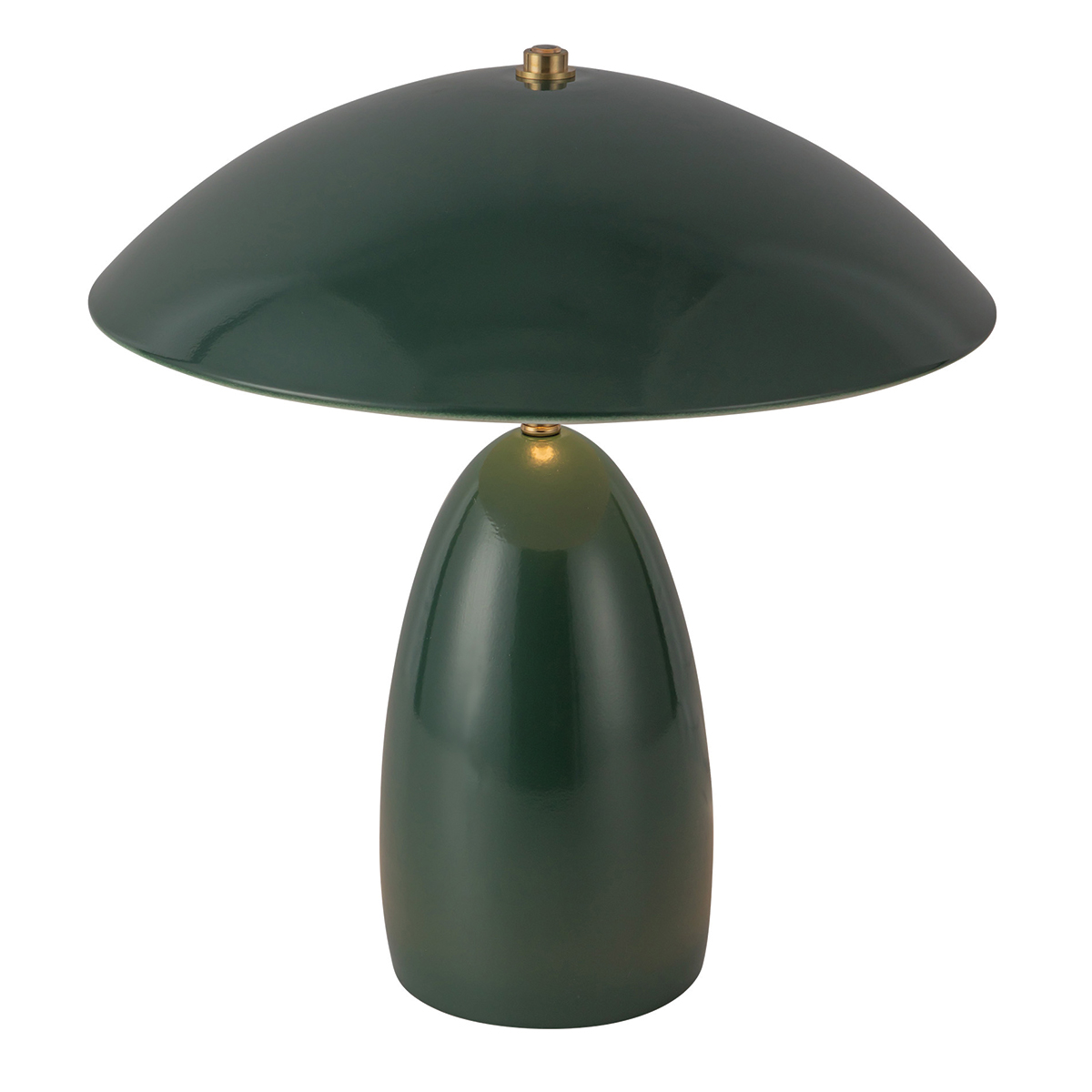 Poppy 35cm Verde lámpara de mesa De Elstead Lighting - La l&aacute;mpara incorpora un LED integrado de 11,5 W con un flujo luminoso de 761 l&uacute;menes y luz blanca c&aacute;lida (3000 K).