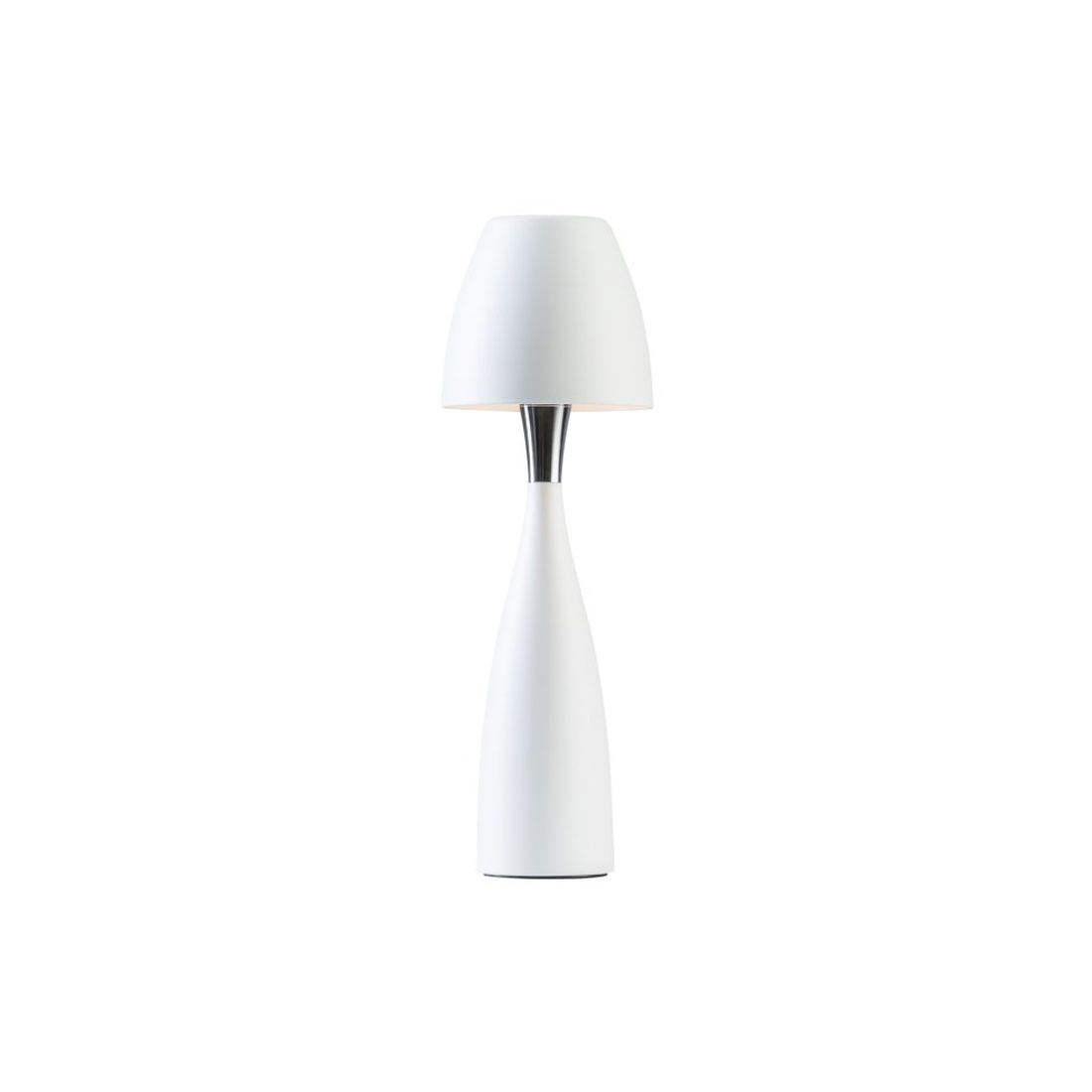 Anemon 38cm Blanco mate lámpara de mesa De Belid - Incluye cable de 2,5 m, interruptor y enchufe.