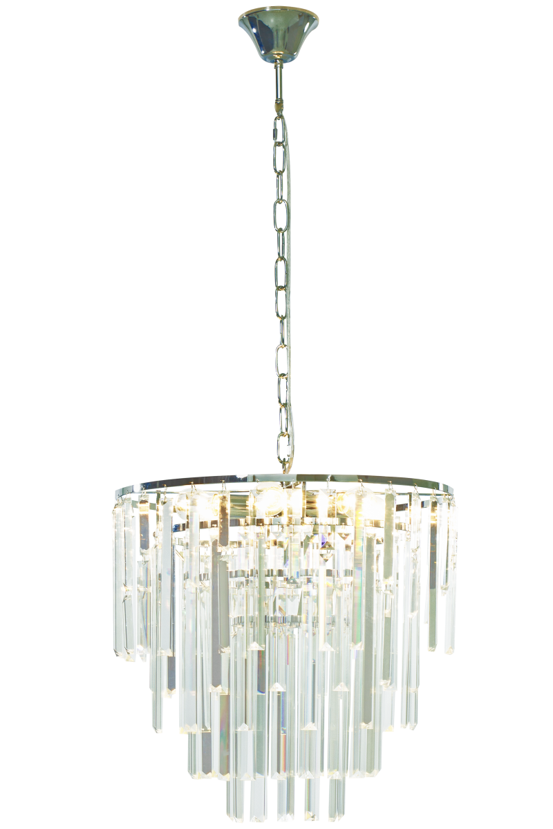 Strati Ø45 Cromo cristal De Aneta Lighting - Deja que Strati ilumine la mesa del comedor durante cenas acogedoras o se convierta en el centro de atenci&oacute;n de la sala de estar o el dormitorio.