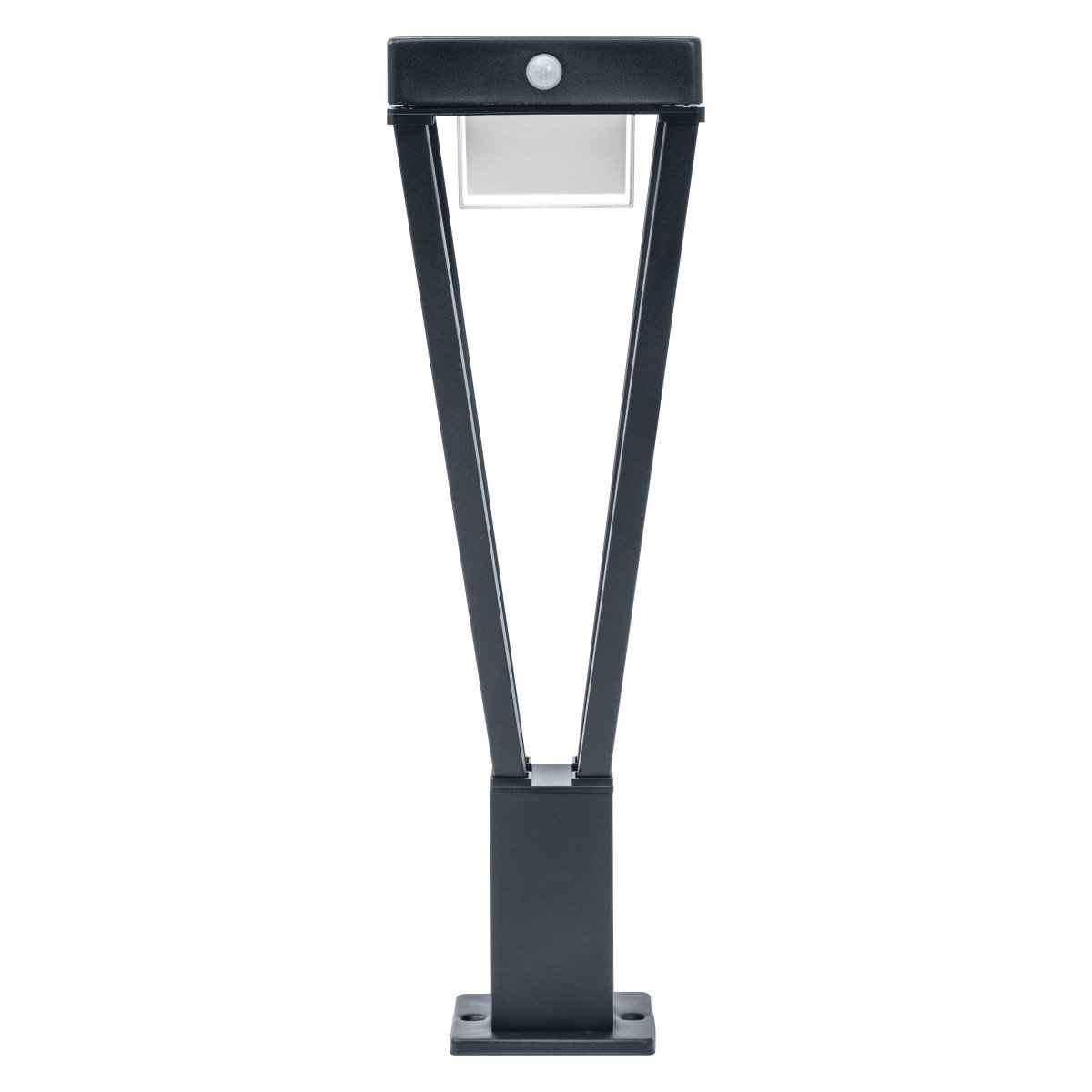 Bouquet Sensor Negro lámpara solar De Ledvance - El sensor de movimiento PIR incorporado y el sensor de luz diurna encienden automáticamente la lámpara cuando se detecta movimiento en la oscuridad, lo que garantiza la seguridad y la eficiencia energética.