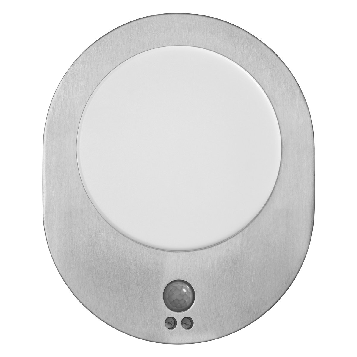 Disc Sensor Acero lámpara de exterior De Osram - Disc Sensor&nbsp;&auml;r en innovativ och stilfull fasadlampa som ger b&aring;de funktion och elegans till din entr&eacute; eller uteplats.