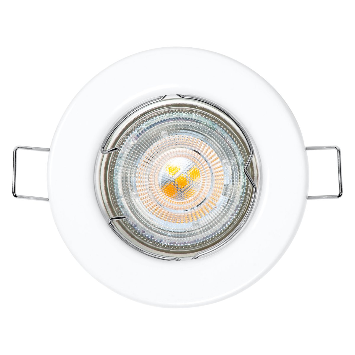 Recess Set Incl. GU10 3x2W Blanco De Ledvance - Se conectan al portal&aacute;mparas GU10 y al cable suministrado en el interior del techo (incluido en la entrega) y luego se conectan a la fuente de alimentaci&oacute;n como de costumbre.