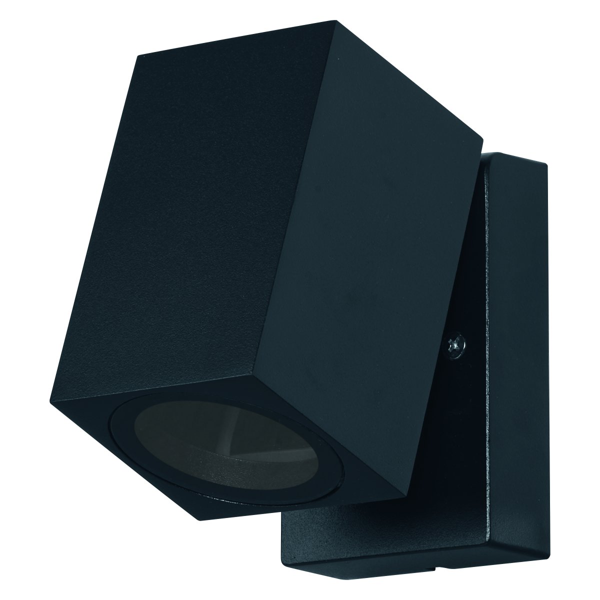 Cube Negro lámpara de exterior De Osram - Cube es una l&aacute;mpara de pared moderna y elegante con un cabezal de luz ajustable para una direcci&oacute;n de luz flexible.