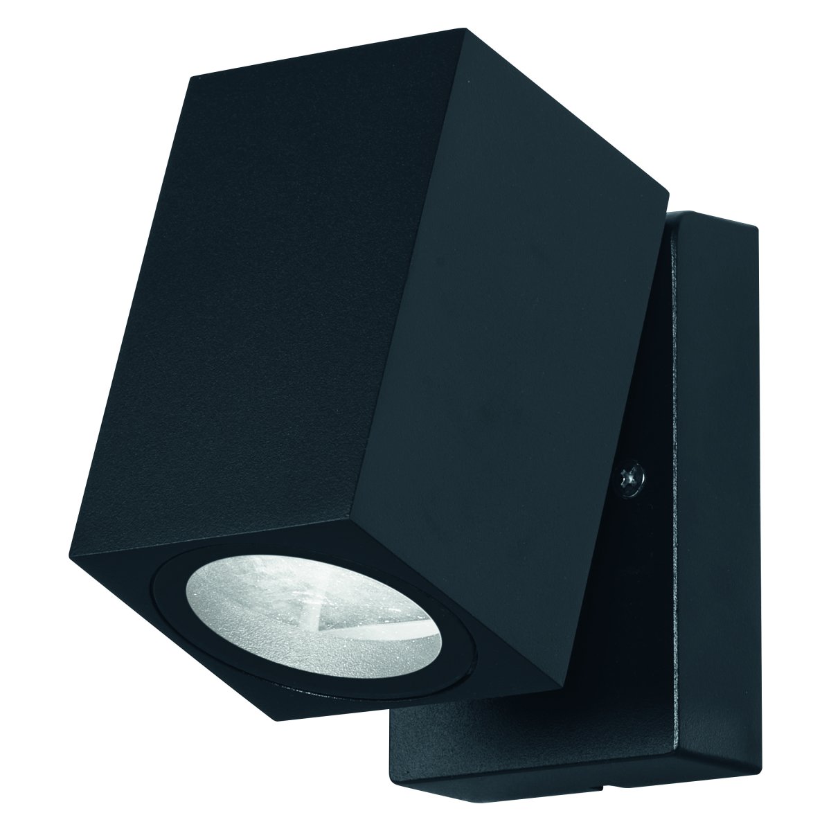 Cube Negro lámpara de exterior De Osram - Cube es una l&aacute;mpara de pared moderna y elegante con un cabezal de luz ajustable para una direcci&oacute;n de luz flexible.