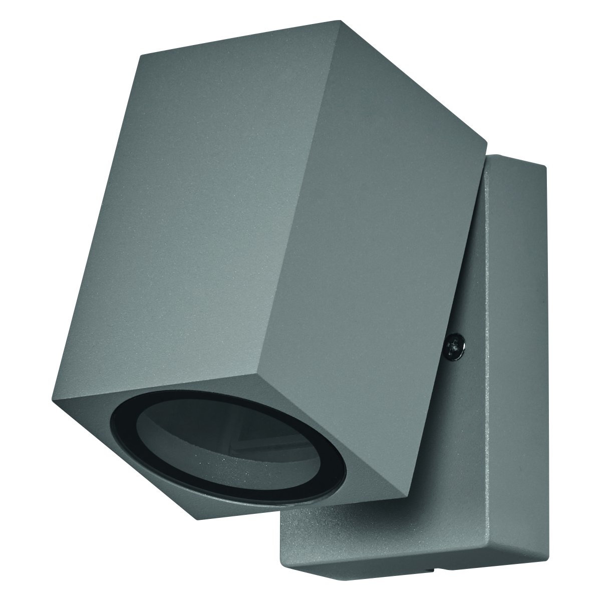 Cube Plata lámpara de exterior De Ledvance - Cube es una l&aacute;mpara de pared moderna y elegante con un cabezal de luz ajustable para una direcci&oacute;n de luz flexible.