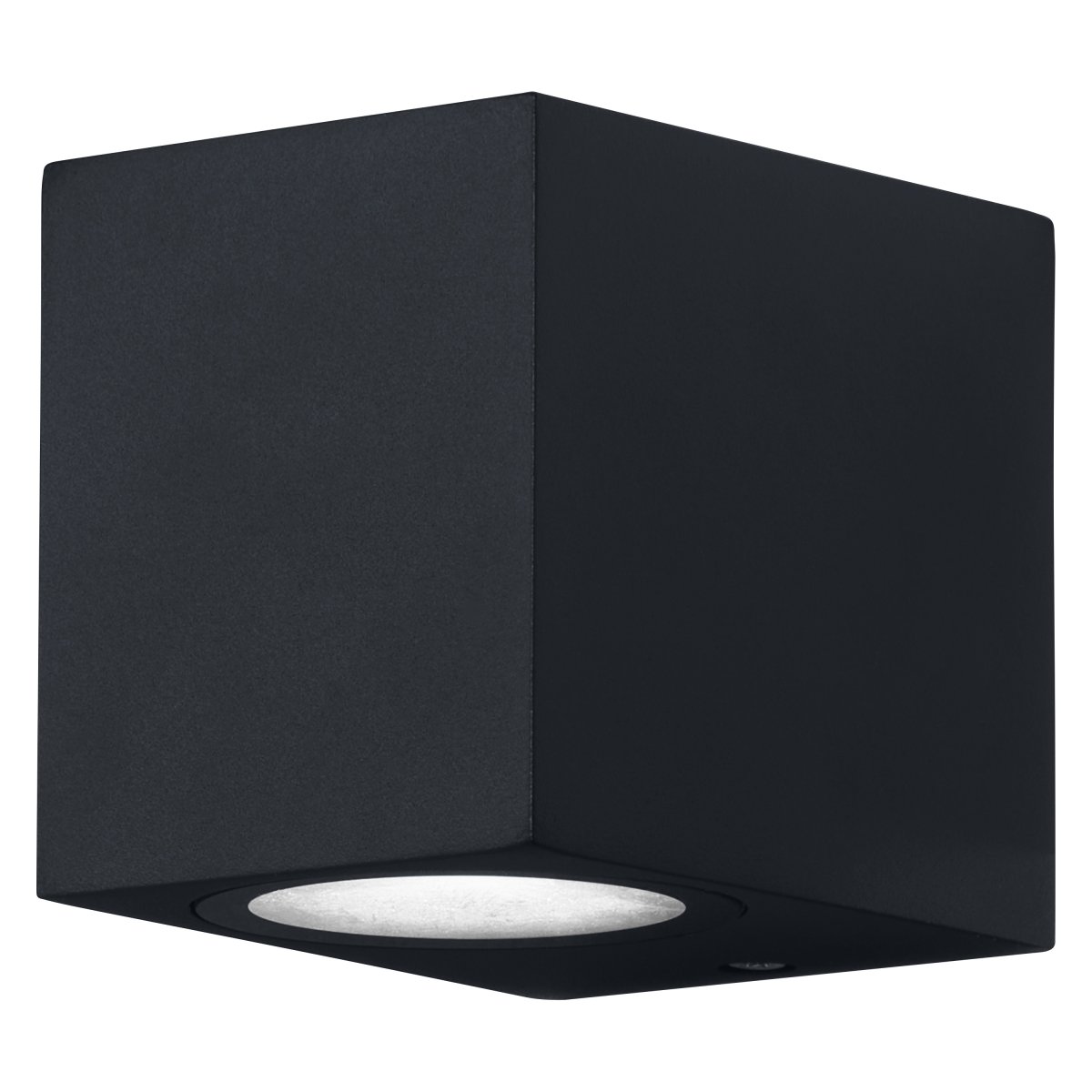 Imagen ampliada de Square Down Negro lámpara de exterior De Osram - Square Down es una l&aacute;mpara de pared moderna y elegante que crea un elegante efecto de iluminaci&oacute;n hacia abajo.