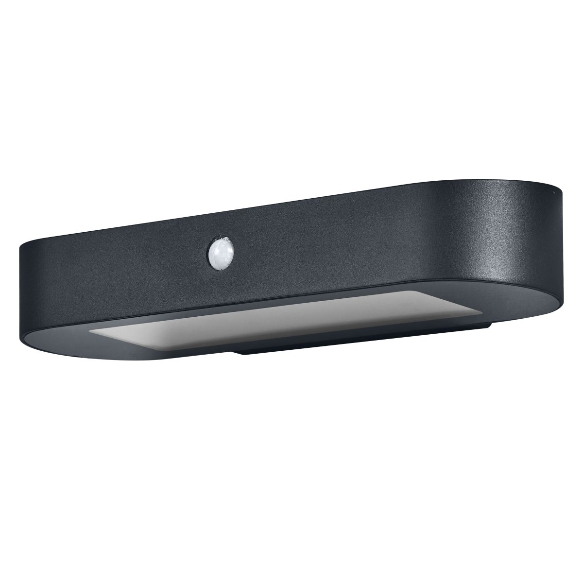 Oval Sensor 4000K Negro lámpara solar De Ledvance - El sensor de movimiento PIR incorporado y el sensor de luz diurna encienden autom&aacute;ticamente la l&aacute;mpara cuando se detecta movimiento en la oscuridad, lo que garantiza la seguridad y la eficiencia energ&eacute;tica.