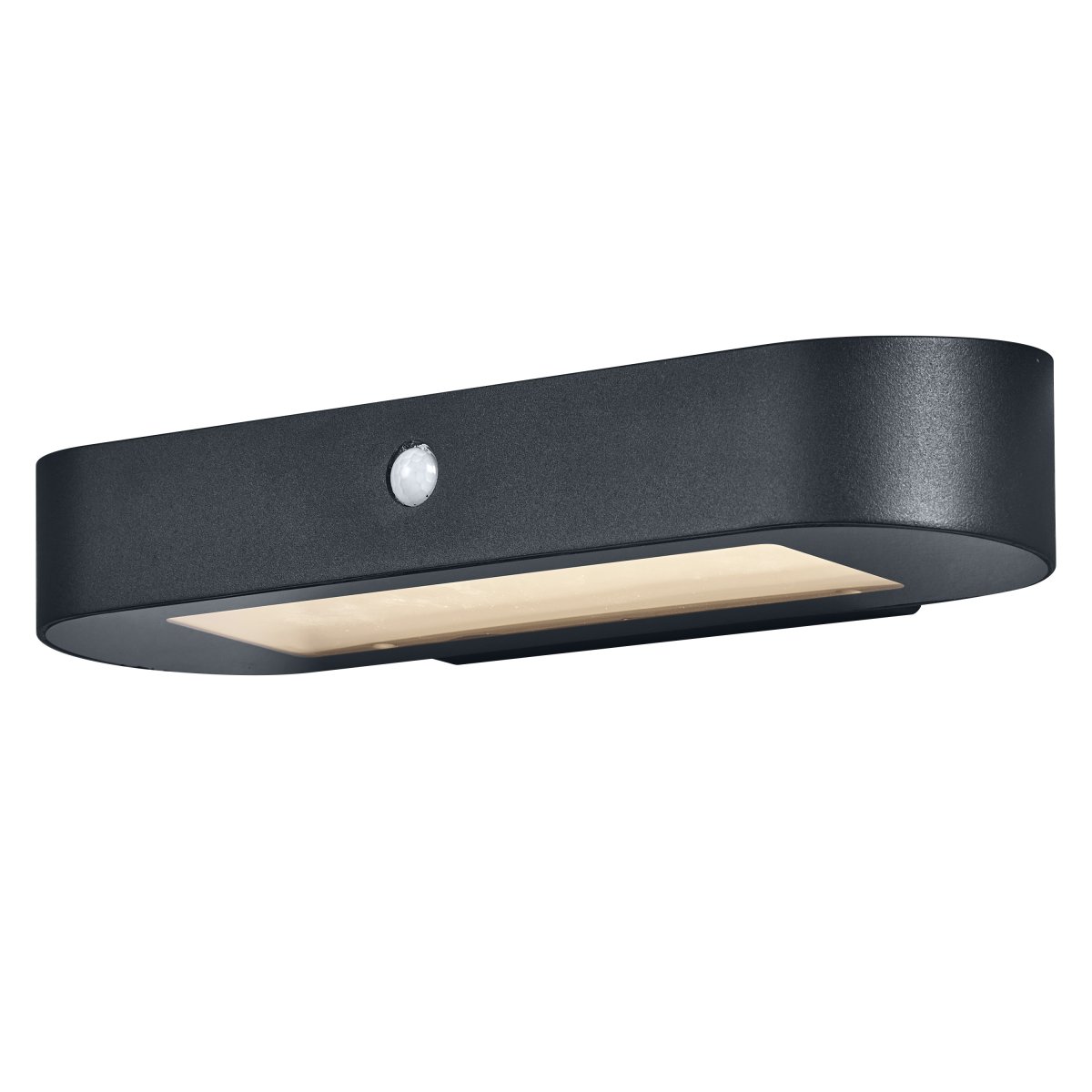 Oval Sensor 4000K Negro lámpara solar De Ledvance - El sensor de movimiento PIR incorporado y el sensor de luz diurna encienden autom&aacute;ticamente la l&aacute;mpara cuando se detecta movimiento en la oscuridad, lo que garantiza la seguridad y la eficiencia energ&eacute;tica.