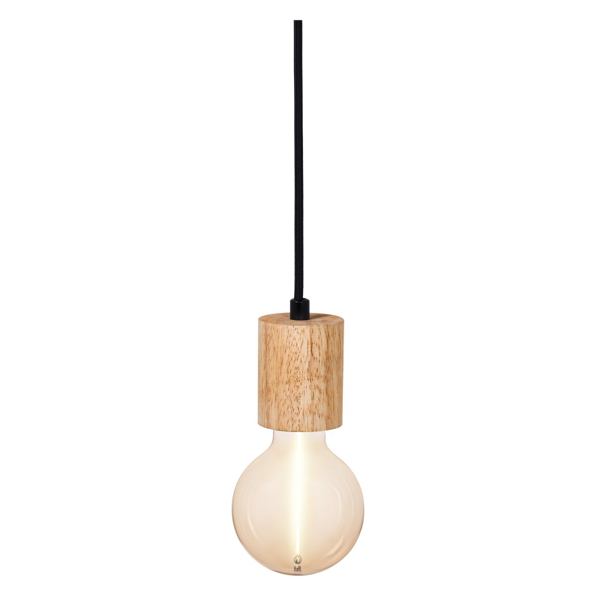 Cylinder Wood Ø10 Madera Lámpas de techo De Osram - 