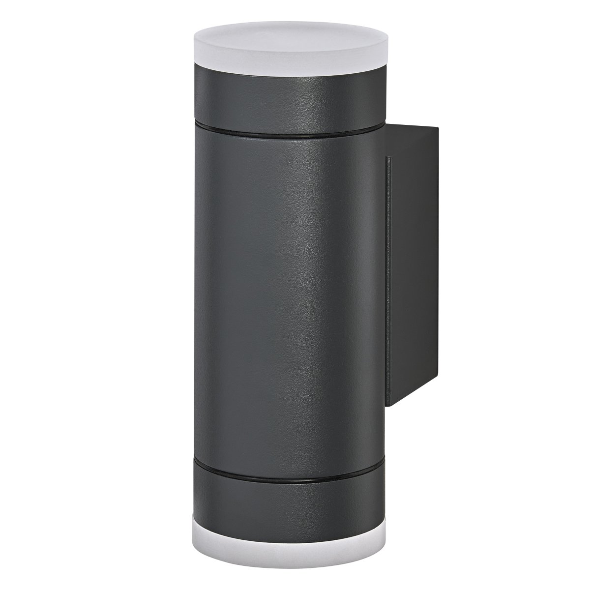 Ive Gris oscuro lámpara de exterior De Ledvance - Fabricada en aluminio fundido a presión y equipada con un difusor de polimetilmetacrilato, distribuye la luz de forma agradable y soporta incluso las duras condiciones exteriores.