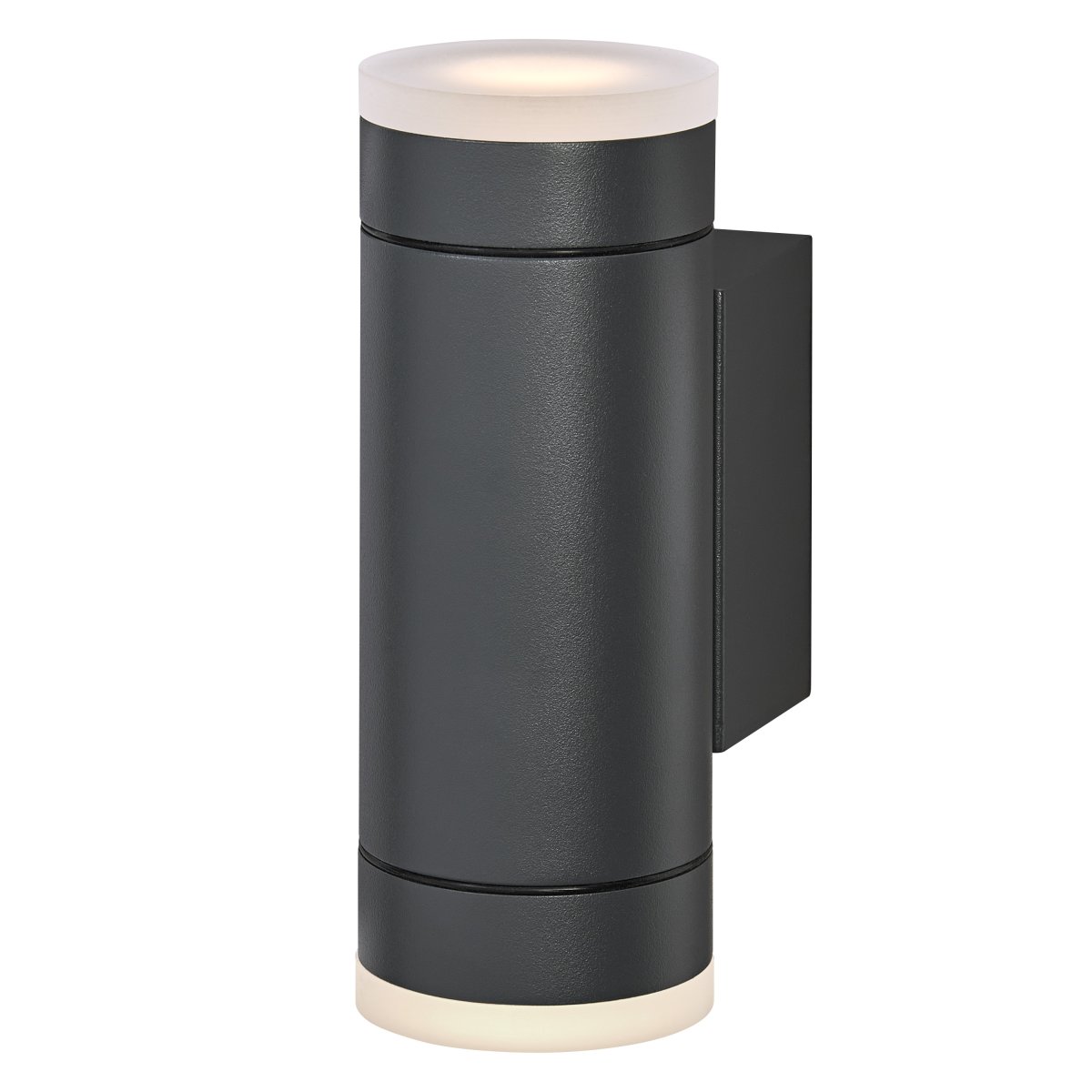 Ive Gris oscuro lámpara de exterior De Ledvance - Fabricada en aluminio fundido a presión y equipada con un difusor de polimetilmetacrilato, distribuye la luz de forma agradable y soporta incluso las duras condiciones exteriores.