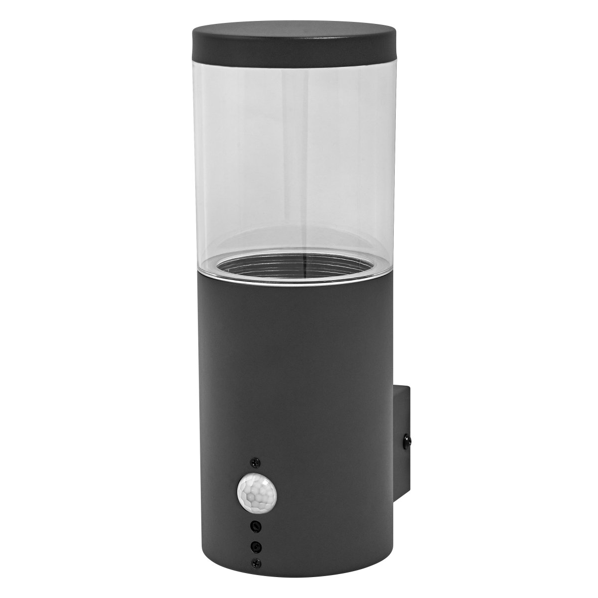 Ebro Sensor Gris oscuro lámpara de exterior De - Est&aacute; disponible con o sin detector de movimiento PIR y sensor de luz diurna, lo que lo hace ideal para encender la luz autom&aacute;ticamente cuando se detecta movimiento o cuando oscurece.
