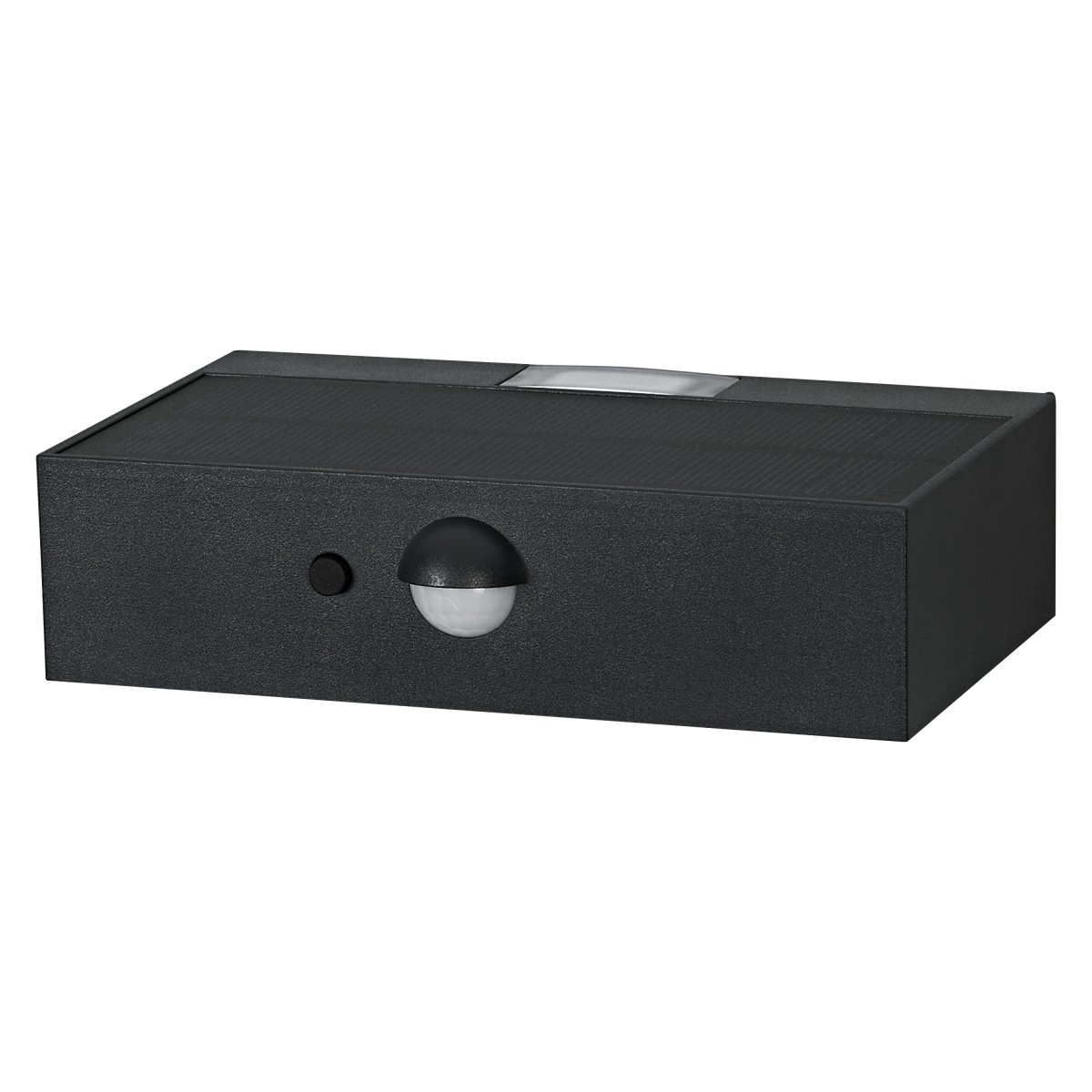 Bricklume Sensor Gris oscuro lámpara solar De Ledvance - El sensor de movimiento PIR incorporado y el sensor de luz diurna encienden automáticamente la lámpara cuando se detecta movimiento en la oscuridad, lo que garantiza la seguridad y la eficiencia energética.