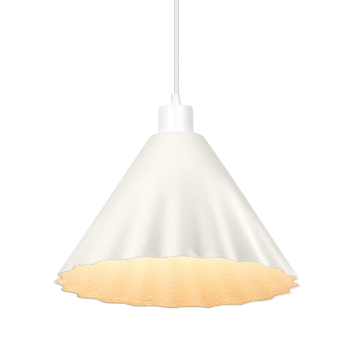 Pulp Ø30 Blanco Lámpas de techo De Ledvance - La pantalla de papel decorativa garantiza una hermosa difusi&oacute;n de la luz hacia abajo.