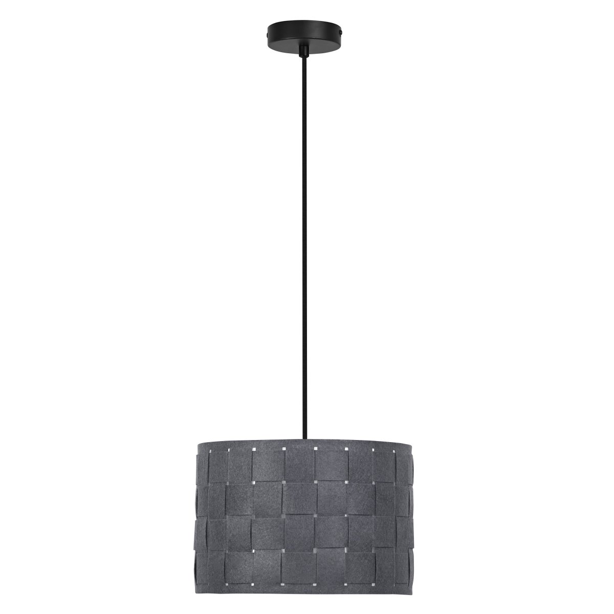 Felt Weaving Ø28 Gris oscuro Lámpas de techo De Ledvance - Dekorativ pendel med sk&auml;rm gjord av fl&auml;tad filt vilket ger en fin och varm ljusspridning i rummet.