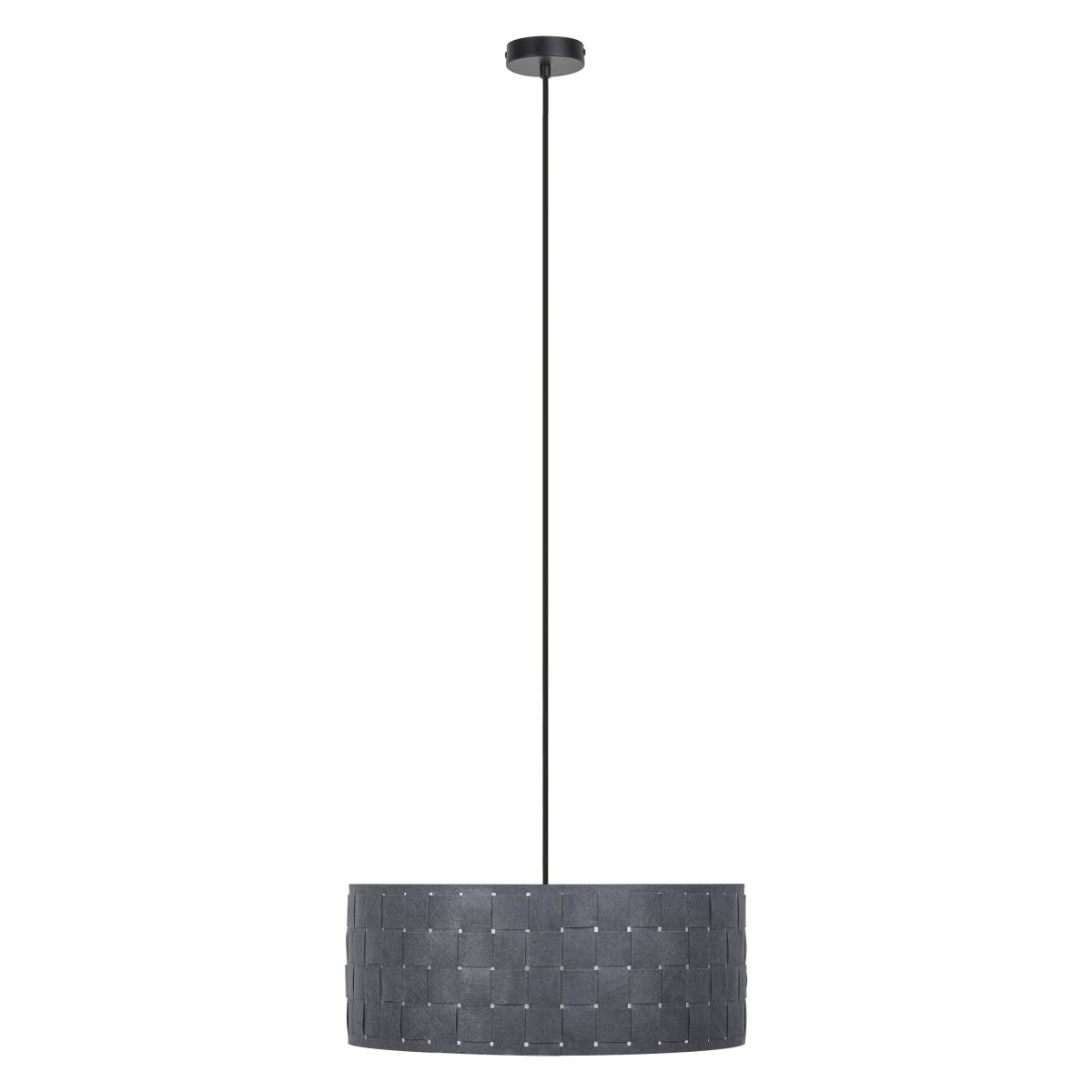 Felt Weaving Ø48 Gris oscuro Lámpas de techo De Ledvance - Dekorativ pendel med sk&auml;rm gjord av fl&auml;tad filt vilket ger en fin och varm ljusspridning i rummet.