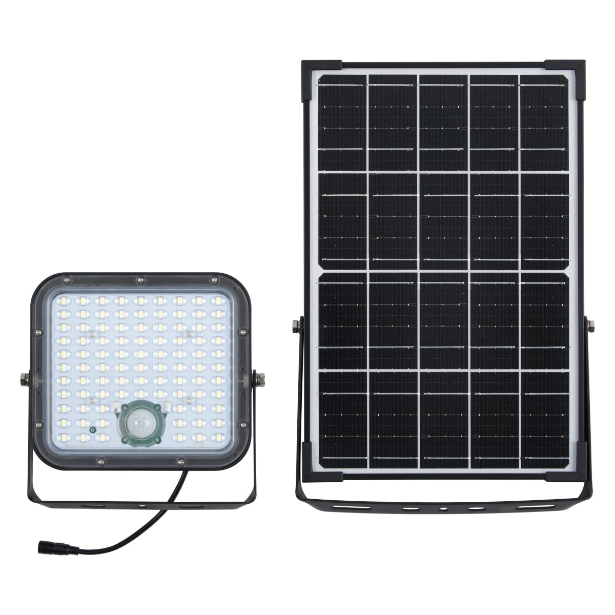 Flood Sensor 30W Negro lámpara solar De Ledvance - El sensor de movimiento PIR incorporado y el sensor de luz diurna encienden autom&aacute;ticamente la l&aacute;mpara cuando se detecta movimiento en la oscuridad, lo que garantiza la seguridad y la eficiencia energ&eacute;tica.