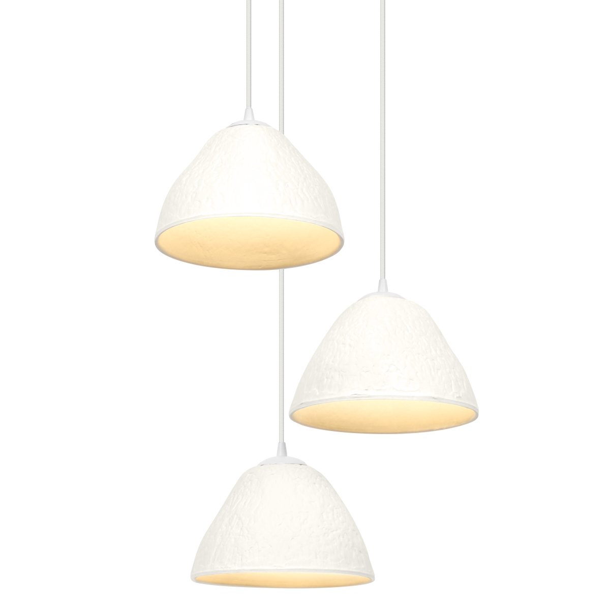 Camel Bell Ø43 Blanco Lámpas de techo De Ledvance - Las pantallas de papel decorativas garantizan una hermosa difusi&oacute;n de la luz hacia abajo.