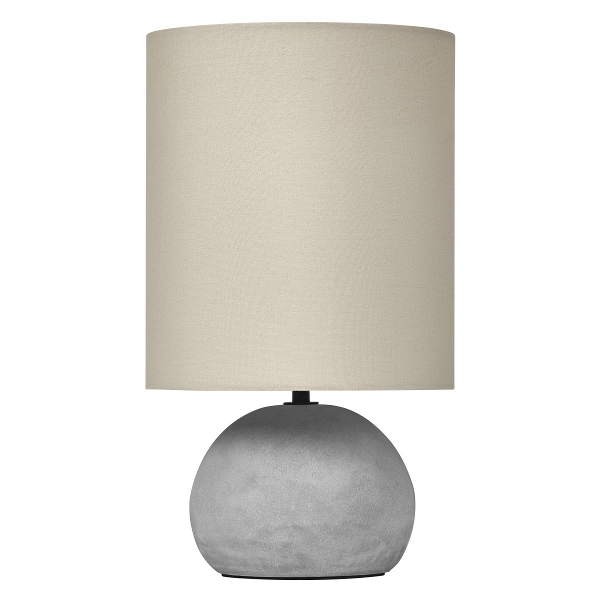 Impact 38cm Gris lámpara de mesa De Ledvance - Lampfoten i betong och den beiga sk&auml;rmen skapar ett jordn&auml;ra intryck och ger en fin ljusspridning.