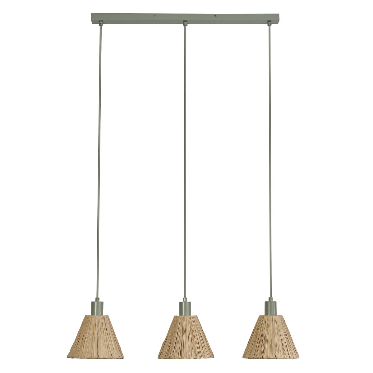 Raffia 85cm Naturaleza Lámpas de techo De Osram - Se recomienda colocarlo encima de la mesa del comedor o de la encimera de la cocina.