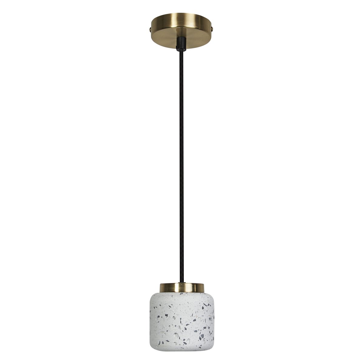 Terrazzo Ball Ø10 Blanco Lámpas de techo De Ledvance - Detaljerna i m&auml;ssing bidrar med en elegans till rummet.