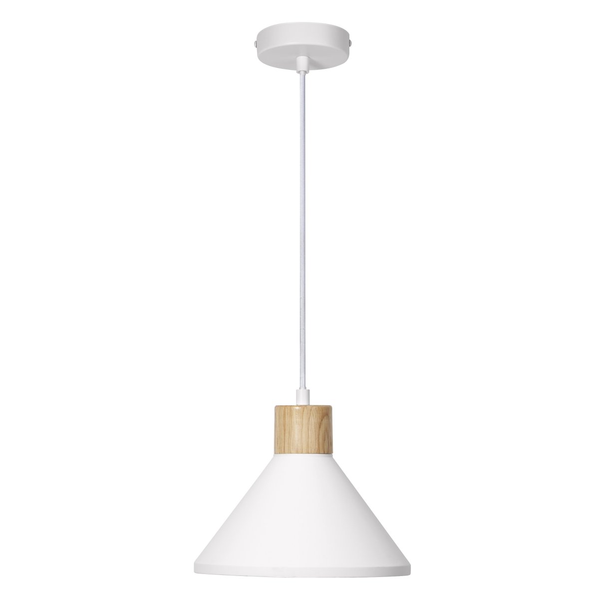 Plaster Wood Ø22 Blanco Lámpas de techo De Osram - Plaster Pure es una l&aacute;mpara colgante minimalista con dise&ntilde;o de alta calidad y detalles en madera.