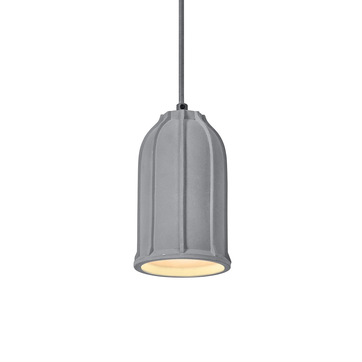 Concrete Sim Ø12 Gris Lámpas de techo De Osram - Se recomienda colocar varios en fila encima de la encimera de la cocina o la mesa del comedor.