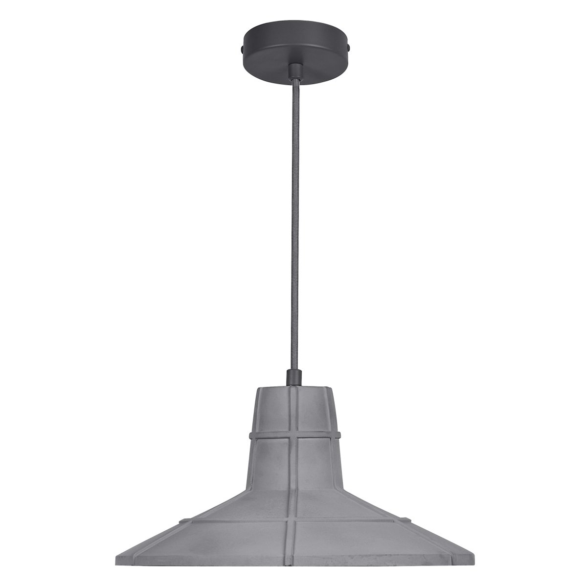 Concrete Sala Ø32 Gris Lámpas de techo De Ledvance - Colócalo encima de la mesa del comedor o en la sala de estar.