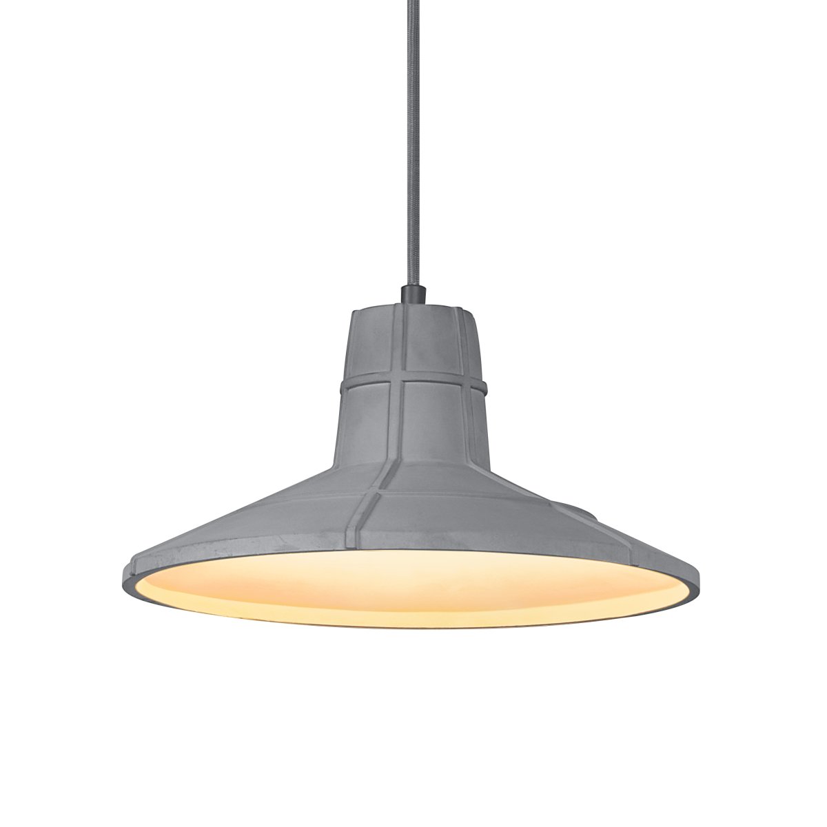 Concrete Sala Ø32 Gris Lámpas de techo De Ledvance - Colócalo encima de la mesa del comedor o en la sala de estar.