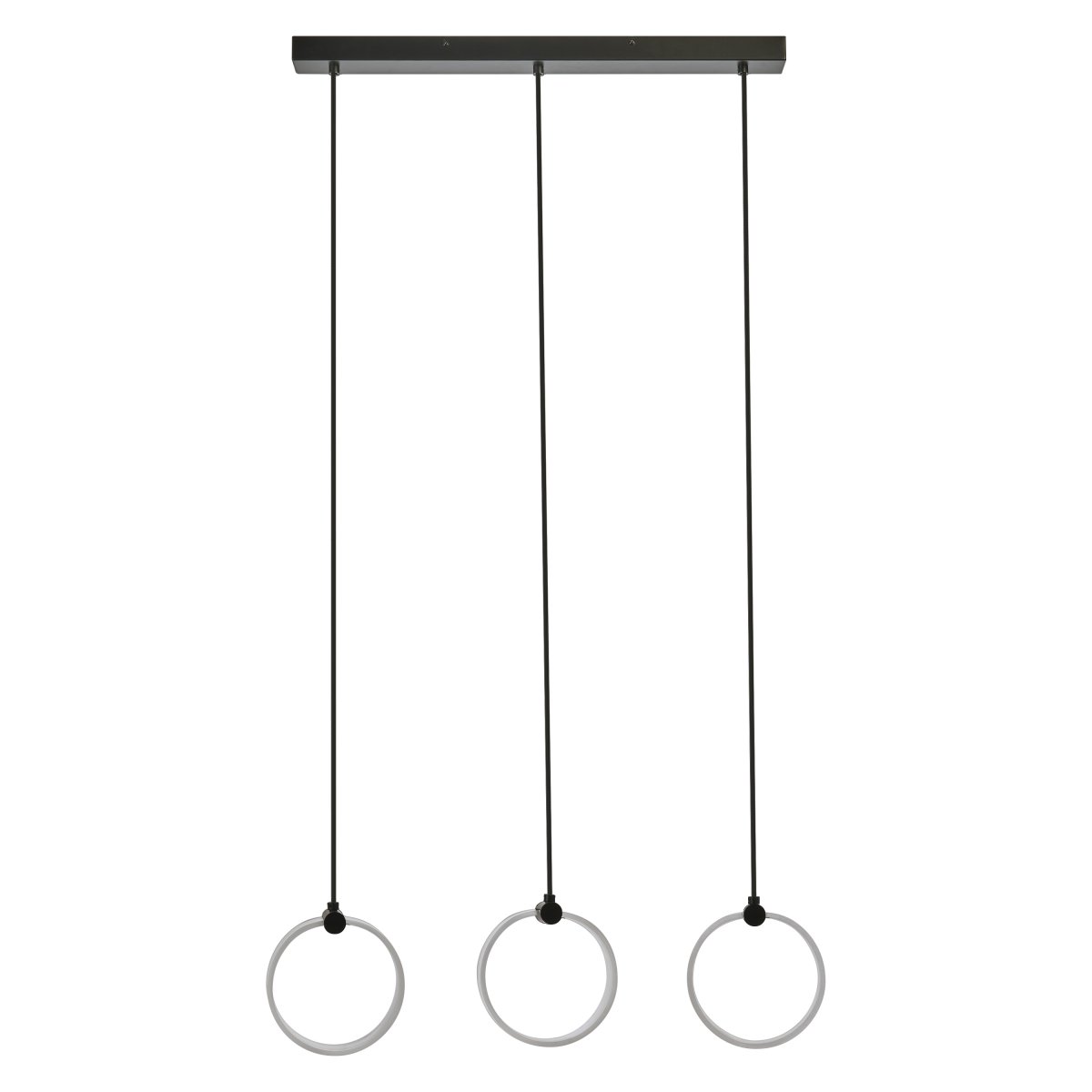 Circle PL 66cm Negro Lámpas de techo De Ledvance - En la primera etapa, la l&aacute;mpara brilla en luz blanca c&aacute;lida con 3000K, en la segunda etapa en luz blanca fr&iacute;a con 4200K y en la tercera etapa en 6500K (luz diurna).